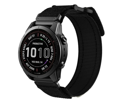 Pasek i akcesoria do zegarków TECH-PROTECT Scout Pro do Garmin Fenix (22mm) Black 5906302309368